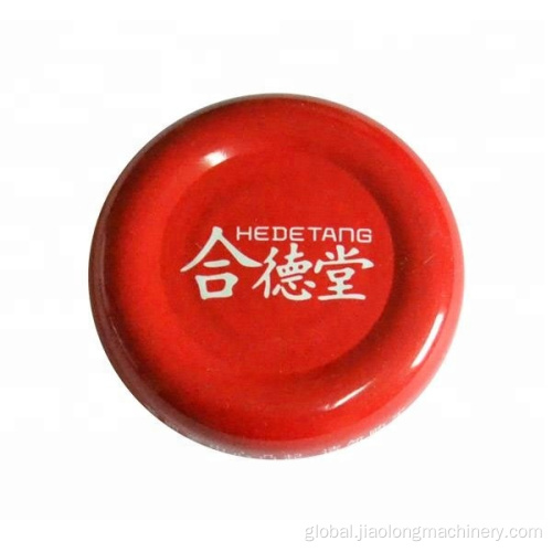 Metal Cap Machinery Regular Twist Off aluminium screw caps With Step & Safety Button Making Factory